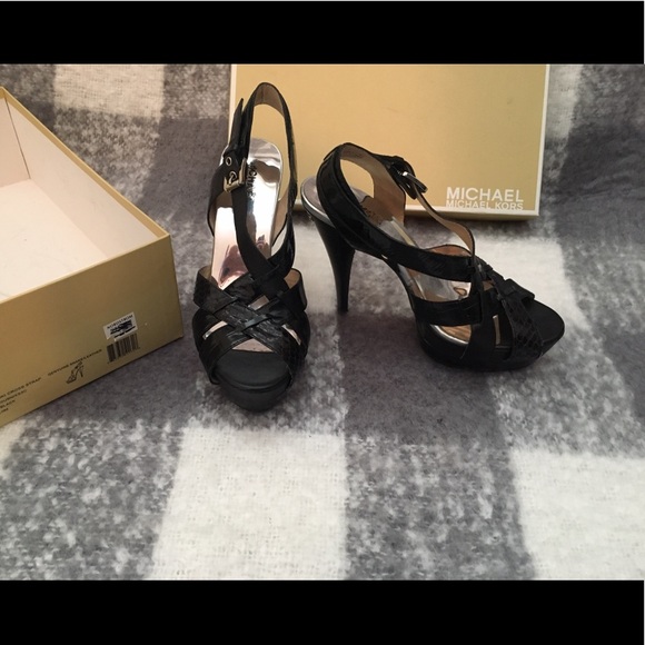 MICHAEL Michael Kors Shoes - MICHAEL Michael Kors Niki Cross Strap Heels